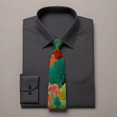 グリーンエレガントフローラネクタイ ネクタイ