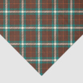 グリーンエレガントブラウンヴィンテージプレイドティッシュペーパー 薄葉紙 (詳細)