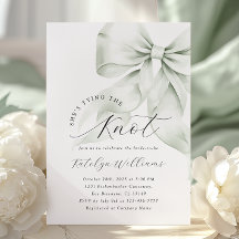 グリーンエレガントボウブライダルシャワー