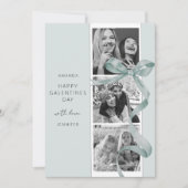 グリーンエレガントボウ3フォトガレンティンデイカード シーズンカード (正面)