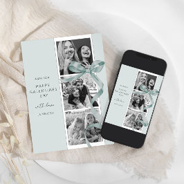 グリーンエレガントボウ3フォトガレンティンデイカード シーズンカード