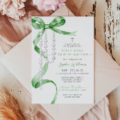 グリーンエレガントボウ&ロザリオ第1聖餐会 招待状