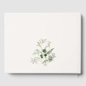 グリーンエレガントマルガリタカクテルブライダルシャワー ゲストブック (裏面)