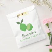 グリーンエレガントライムパーティー フェイバーバッグ (封をした状態)