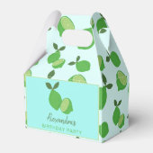 グリーンエレガントライムパーティー フェイバーボックス (正面サイド)