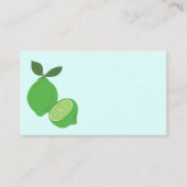 グリーンエレガントライムパーティー プレイスカード (正面)