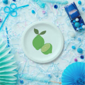 グリーンエレガントライムパーティー ペーパープレート (パーティー)