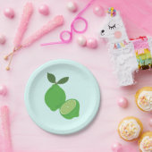 グリーンエレガントライムパーティー ペーパープレート (パーティー)