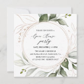 グリーンエレガントリーゴールデンホリデーオープンハウス  招待状 (正面)