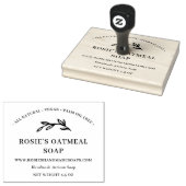 グリーンエレガントリーハンドメイド美しいスキンケア製品 ラバースタンプ (押印)