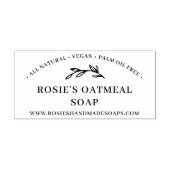 グリーンエレガントリーハンドメイド美しいスキンケア製品 ラバースタンプ (インプリント)