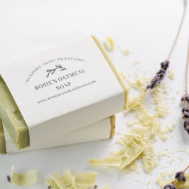 グリーンエレガントリーハンドメイド美しいスキンケア製品 ラバースタンプ