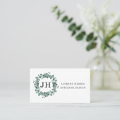 グリーンエレガントリーユーカリリース名刺 名刺 (スタンド正面)