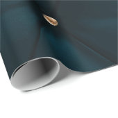 グリーンエレガントレザー、ダイヤモンド、モノグラム ラッピングペーパー (ロールコーナー)