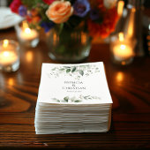 グリーンエレガントー結婚ズ紙ナプキンス スタンダードカクテルナプキン