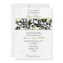 グリーンエレガント企業のパーティの招待状