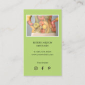 グリーンエレガント体栄養士ダイエットヘルス 名刺 (正面)