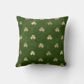 グリーンエレガント金ゴールドシャーロック クッション (裏面)