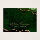 グリーンエレガント金ゴールド瑪瑙のギフト証明書 (正面)