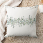 グリーンエレガント離れデザイン クッション (ブランケット)