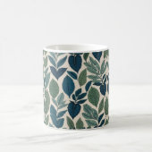 グリーンエレガント離れマグ | 自然インスパイアデザイン コーヒーマグカップ (中央)