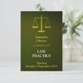 グリーンエレガント·ロー·プラクティス·オープニング発表 招待状 (スタンド正面)
