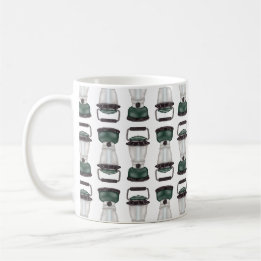 グリーンエレクトリックランタンコーヒーマグ コーヒーマグカップ