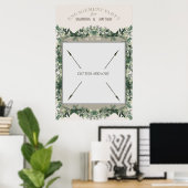 グリーンエンゲージメントパーティーポータブルフォトブース ポスター (ホームオフィス)