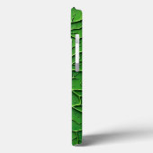 グリーンエンボス加工の木の質感iPhoneケース Case-Mate iPhoneケース (裏面 / 左)