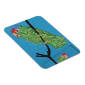 グリーンオウム写真磁石 マグネット (右側)