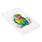 グリーンオウム – かわいいベビーバード マグネット (右側)