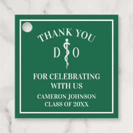 グリーンオステオパシー医学校卒業会 フェイバータグ