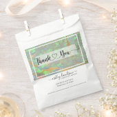 グリーンオパール |抱き枕 |紙袋 フェイバーバッグ (クリップ留めされた状態)