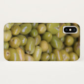 グリーンオリーブのクローズアップ Case-Mate iPhoneケース (裏面(横))