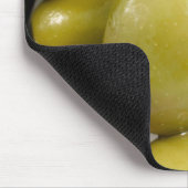 グリーンオリーブのマウスパッド マウスパッド (コーナー)