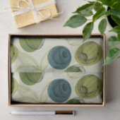 グリーンオリーブスケッチスケッチパターンの切り離し 薄葉紙 (ギフト)