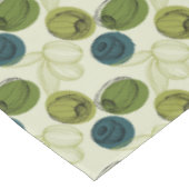 グリーンオリーブスケッチスケッチパターンキッチン テーブルクロス (アングル)