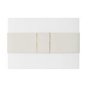 グリーンオリーブリーフボーンホワイト&素朴金ゴールド結婚ズ 招待状ベリーバンド (裏面例)