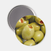 グリーンオリーブ磁石 マグネット (正面/裏面)