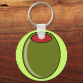 グリーンオリーブ キーホルダー (正面)