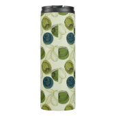 グリーンオリーブ スケッチ ドローイング パターン タンブラー (裏面)