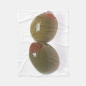 グリーンオリーブ フリースブランケット (正面)