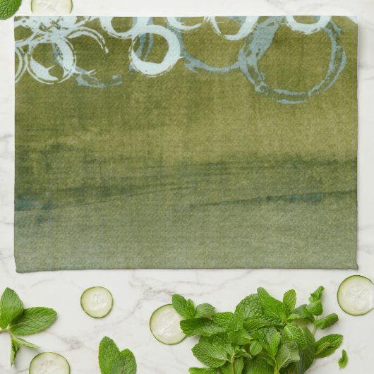 グリーンオルブI キッチンタオル (折り畳み)