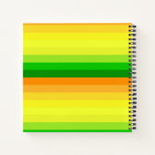 グリーンオレンジイエローワンラッキーママ ノートブック (裏面)