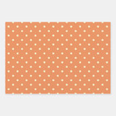 グリーンオレンジタン秋紅葉 ラッピングペーパーシート (正面)