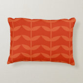 グリーンオレンジフローラザクロ酸トロピカルデザイン アクセントクッション (裏面)