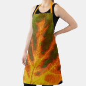グリーンオレンジ&イエロー《植物》アスペンリーフ#1 エプロン (インサイチュ)