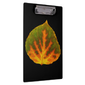グリーンオレンジ&イエロー《植物》アスペンリーフ#1 クリップボード (右)