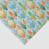 グリーンオレンジ&ブルーサマーサーフィンサーフボード 薄葉紙 (詳細)