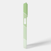 グリーンオンブレストライプー Case-Mate iPhoneケース (裏面 / 右)